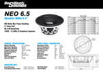RESILIENT SOUNDS NEO 6.5 300w rms 4ohm 6.5" speaker