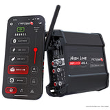 Stetsom High Line DSPLAYER 400.4 Car Audio Amplifier with DSP, Bluetooth, FM Radio, Multiple Audio Inputs, Mobile App Control