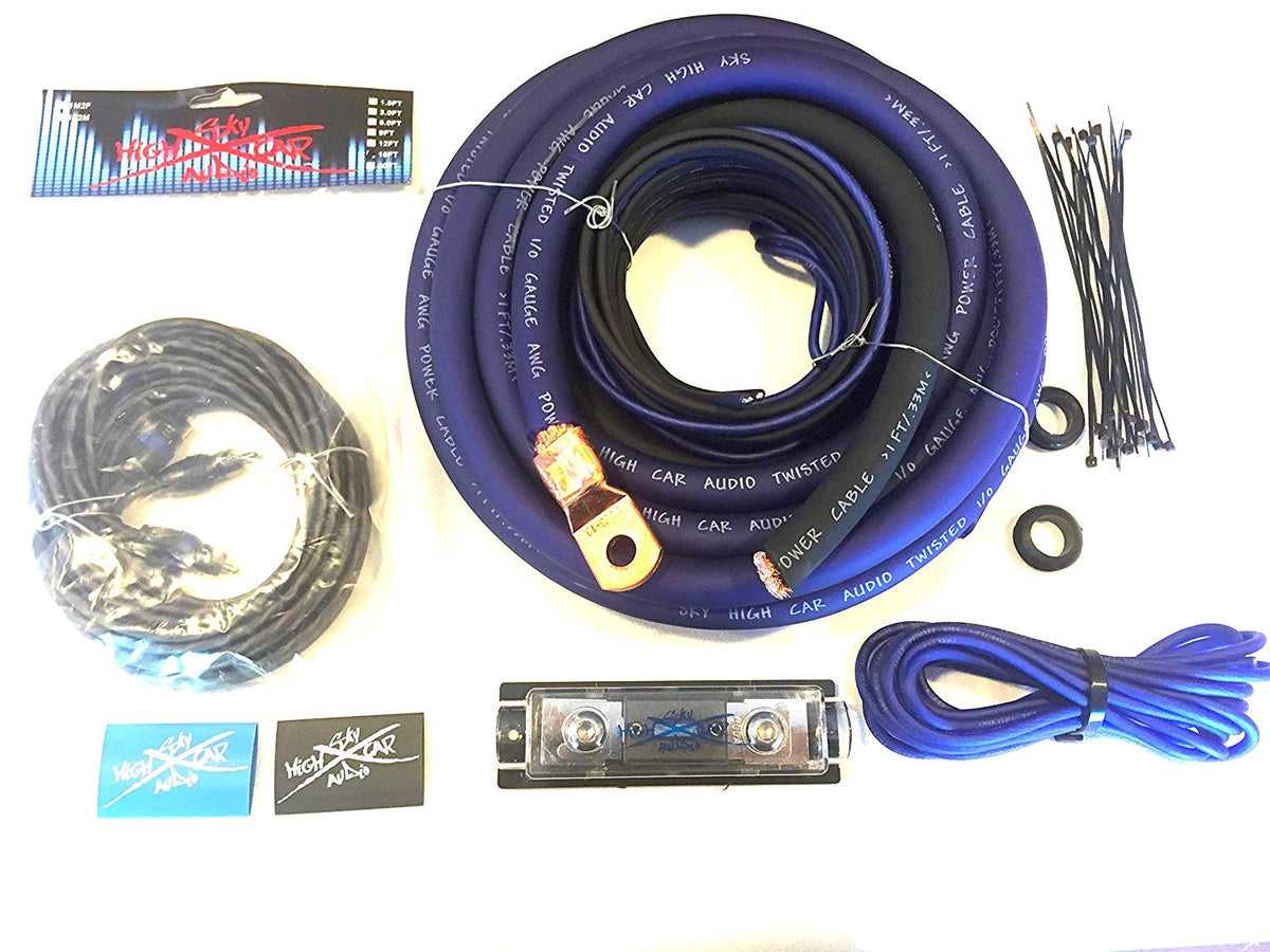 Sky High Car Audio CCA 1/0 E-Series Amp Kit - Foto 8