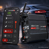 Stetsom High Line DSPLAYER 400.4 Car Audio Amplifier with DSP, Bluetooth, FM Radio, Multiple Audio Inputs, Mobile App Control