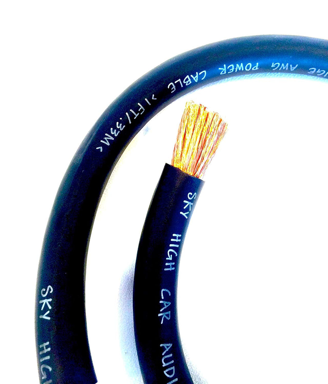 Sky High OFC 2/0 Gauge Orange Power Ground Wire - Per Foot - Foto 11